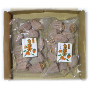 市田柿発祥の里 高森町の「市田柿」(L～2Lサイズ) 400g×2袋 ＜12月上旬発送開始＞