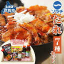 【ふるさと納税】ソラチ たれセット 詰め合わせ 7種 焼肉のたれ 豚丼のたれ しゃぶしゃぶのたれ おろししゃぶしゃぶのたれ から揚げ下味用たれ スープカレーの素 スパイスシーズニング たれ 調味料 調味料セット 北海道 芦別市