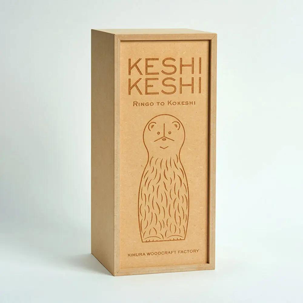 KESHI KESHI S（W58×D55×H148mm） 木製 おしゃれ かわいい インテリア 置物 オブジェ 日本製