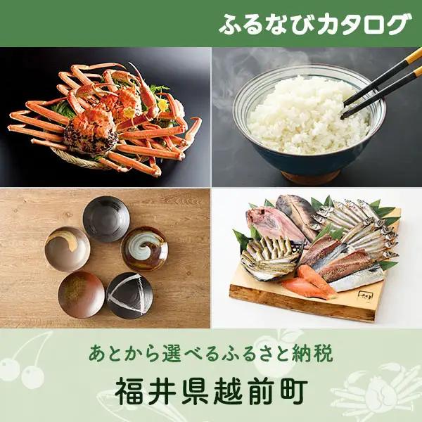 【有効期限なし！後からゆっくり特産品を選べる】福井県越前町カタログポイント