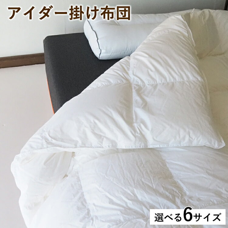 【ふるさと納税】アイダー掛け布団 選べる サイズ アイスランド アイダーダック 98% 羽毛布団 ダウン 冬 暖かい 保温性 稀少 寝具 最高級