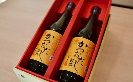 醬油 かつおだししょうゆ 720ml×2本 | 深井醤油