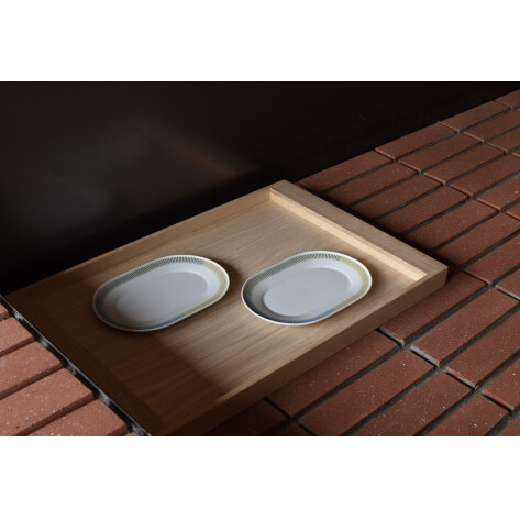 1616/ PC Oval Plate 200 2枚セット 有田焼 器 食器 オーバルプレート 皿 白 ホワイト プレート A20-403_イメージ2