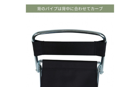 折りたたみアウトドアチェア グリーン レジャー BBQ 海水浴 釣り 花見 [キープロダクション] 【010S509】