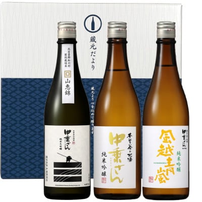 
            中乗さん　豪華飲み比べセット(720ml×3)【1262849】
          
