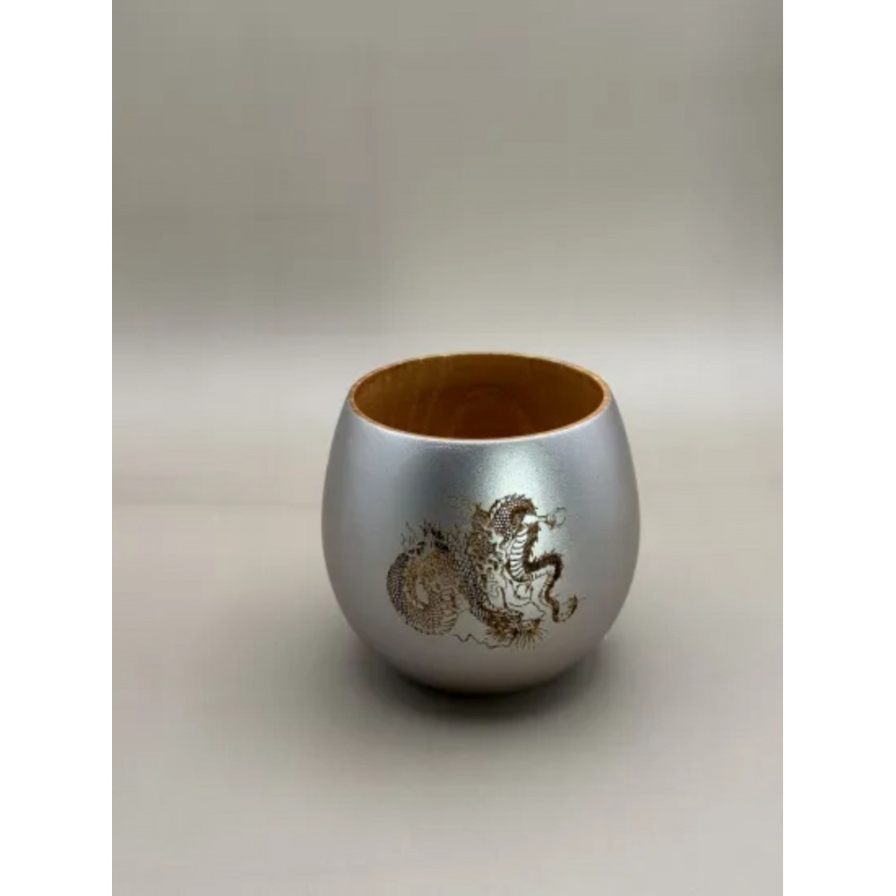 コーヒーカップ 銀龍（桐箱入り）［NF114］