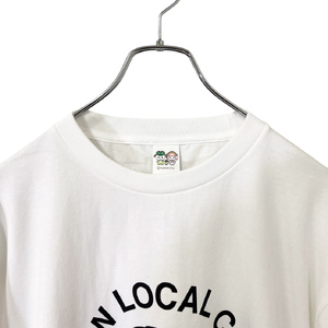 稲敷市オリジナルTシャツ「いなのすけTシャツ」[白・Mサイズ]｜オリジナル 半袖 シャツ イラスト プリント アパレル かわいい [1588]