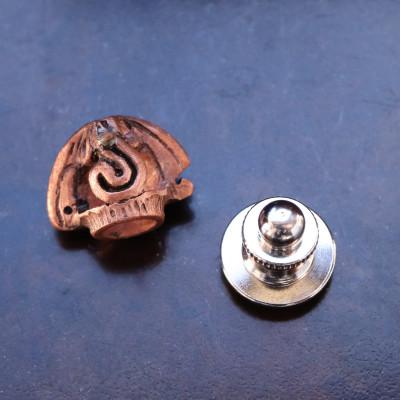 ふるさと納税 山梨県 【Do_goods】縄文時代の息吹  土偶「しゃかちゃん」ピンブローチ  659-295 |  | 02