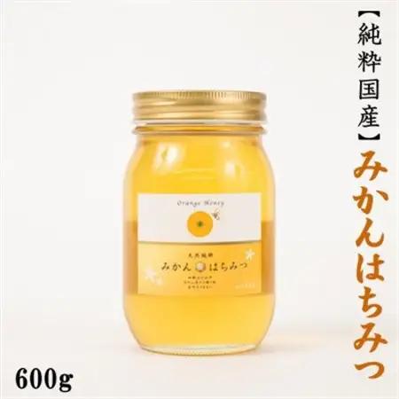 みかん王国和歌山県の下津で採れたみかん純粋国産みかんはちみつ600g【日高町】【1217626】