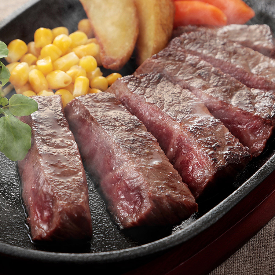 ＜小川ミート＞Ａ5等級「飛騨牛」赤身ステーキ用（モモ）100ｇ×5（計500ｇ）