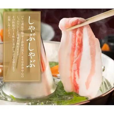 Y04-05 乳豚しゃぶしゃぶ鍋Ｂセット(バラ・モモ・つみれ) 豚肉