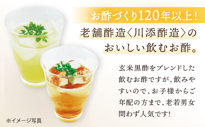 【飲む玄米酢】 【6回定期便】酢らり 大瓶2本セット（西海うめ）＜川添酢造＞ [CDN093]