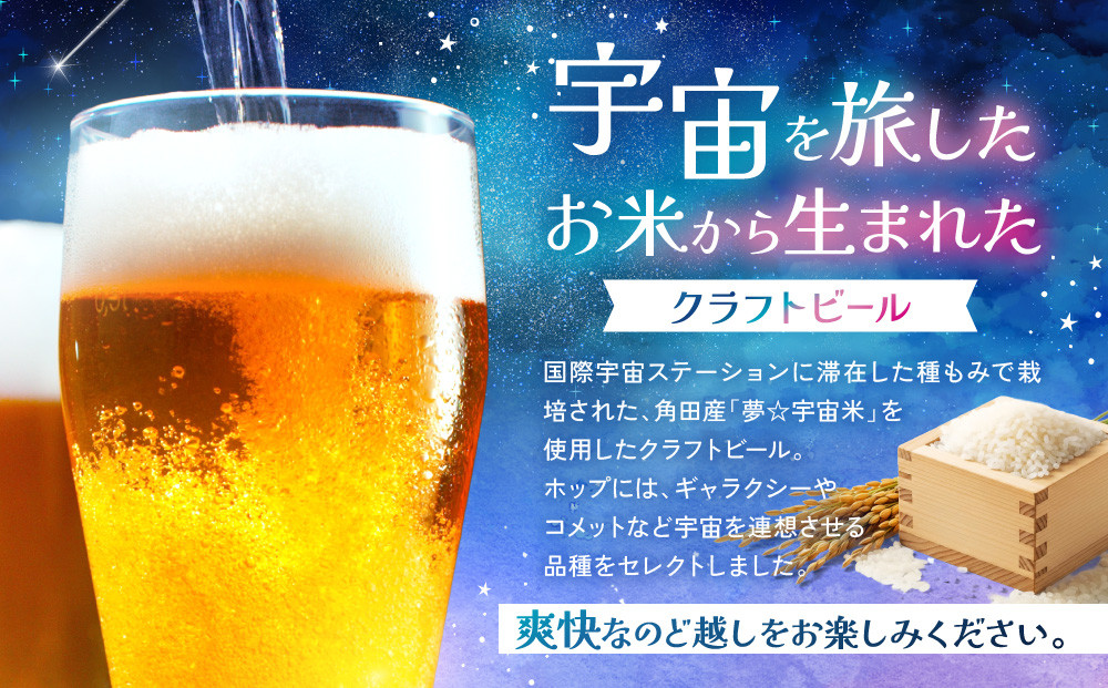 ［利久×夢☆宇宙米project］ クラフトビール ギャラクティックコメット ６本セット