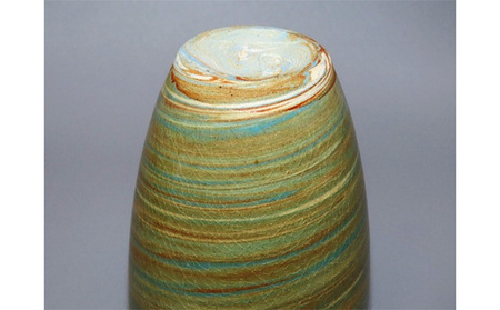 虫明焼 灰釉練込フリーカップ 2個セット（黒井博史 作） 工芸品 食器 タンブラー 雑貨 日用品 