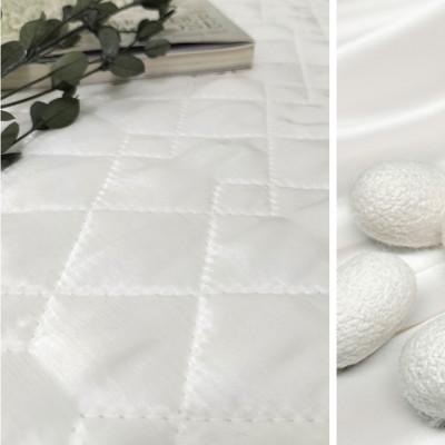 ふるさと納税 和泉市 【シングルサイズ】ピュアシルク敷パッド 100×205cm　1枚 ホワイト SCC-1020S |  | 01