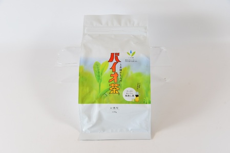 ＜バイオ茶大袋(1袋)300g＞お茶 茶葉 tea 緑茶 製茶 みずだし 水出し アイスティー ティーバッグ パック マグボトル 飲料類 お手軽 水分補給 運動 スポーツ 部活 国産 宮崎県産 九州産