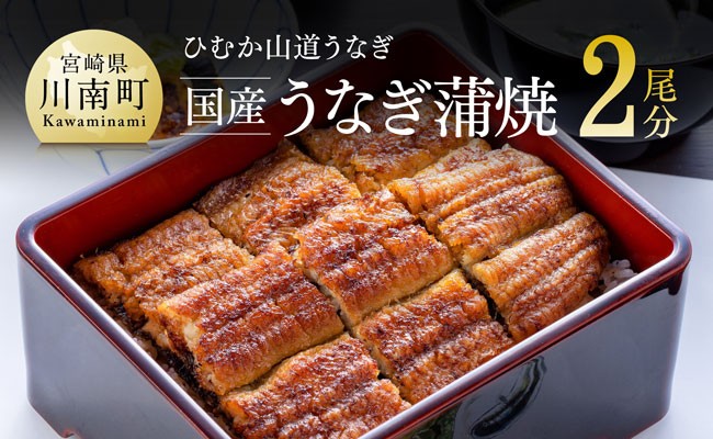 
                  【名店の味！宮崎県産鰻】 ひむか山道うなぎ蒲焼２尾分（260ｇ以上） 【 国産 鰻 蒲焼き 】 
                