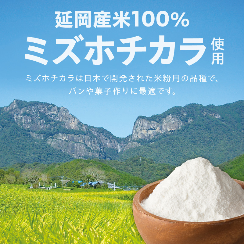 『こめの粉 雷粉』ミズホチカラ(パン・菓子用)500g×2袋 計1kg N194-YA0527_イメージ2