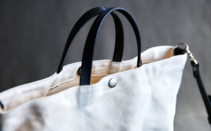 レザー×キャンバス トートバッグ ブラック S / 2WAY レザー トート トートバッグ ショルダー ショルダーバッグ 鞄 かばん マザーズバッグ 通勤 通学 BAG bag バック バッグ 革 ギ