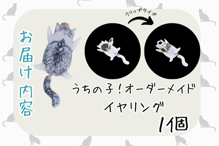 うちの子オーダーメイド イヤリング【配送日指定不可】 　45P7311