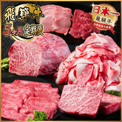 【ふるさと納税】【毎月定期便】飛騨牛 定期便 計2.2kg【冷蔵便】全5回【配送不可地域：離島】【4055507】