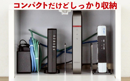 ルーター収納ボックス 幅36cm RB-36U≪寄附者様組み立て品≫【ホワイト】 [m13-b001_03]
