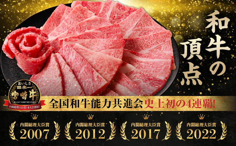 【3か月定期便】宮崎牛焼肉3か月定期便_Tk031-t026