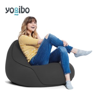 M350-3　ビーズクッション　Yogibo Lounger(ヨギボー ラウンジャー)ダークグレー