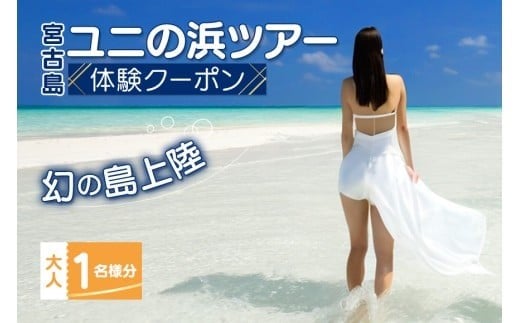 
            【宮古島】絶景貸切ツアー　ユニの浜ツアー（幻の島上陸）大人1名様分　うみさんぽ（MS03）
          