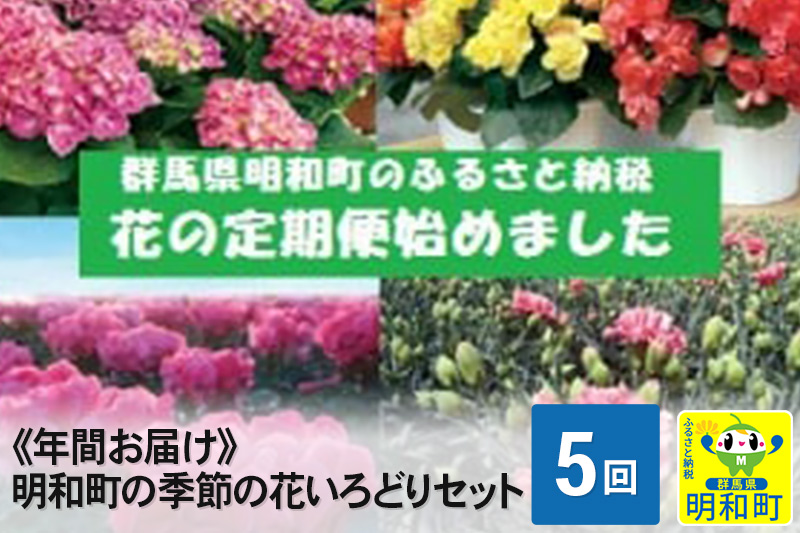 ★xx★明和町の季節の花いろどりセット【年間5回お届け】