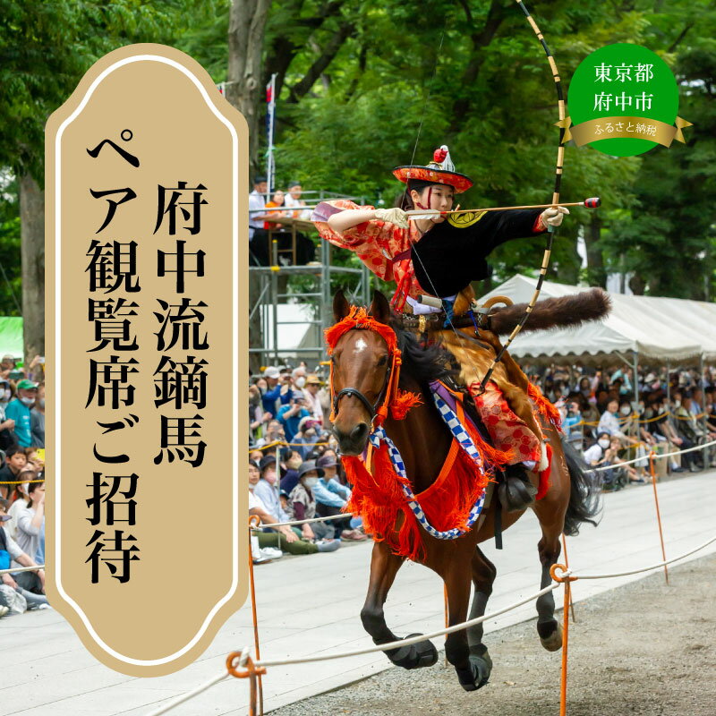 【ふるさと納税】2025年6月15日「府中流鏑馬」ペア観覧席ご招待【流鏑馬・やぶさめ・馬・観覧席・体験型】
