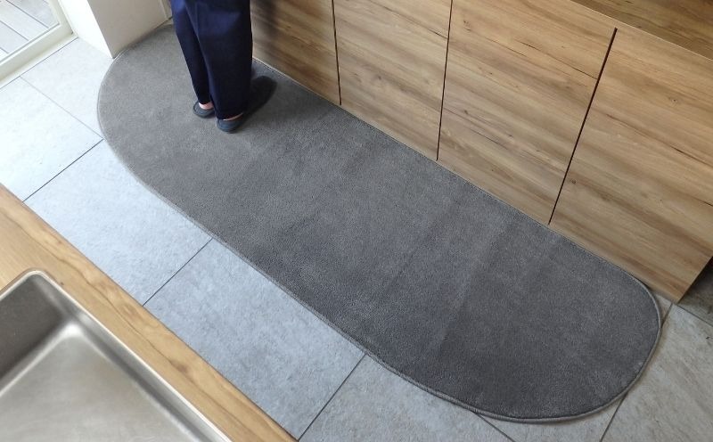 diw0399 北欧風キッチンマット ラグマットタイプ 65×270cm ゆりかご型 スチール 抗菌防臭 SEK 織人しきもの屋工房