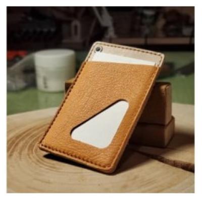 ふるさと納税 高山村 ケモノのカードケース(シカ革)(3かくパスケース)