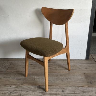 ふるさと納税 富田林市 Karl Dining Chair モケット クリンプカーキ ミディアムブラウンフレーム【SWOF】 |  | 03