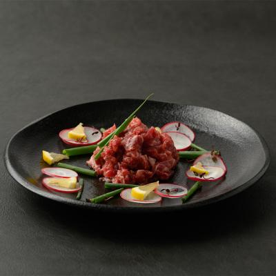 ふるさと納税 八代市 鮮馬刺し 霜降り ( カルビ ) ユッケ 7個 セット 280g _147-2232-C |  | 01