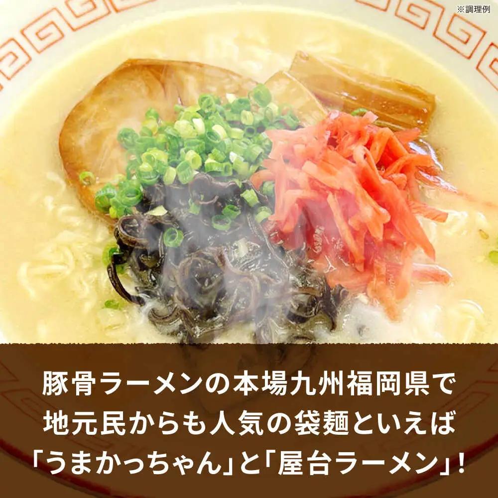 九州の味 豚骨ラーメン2種×5食セット（合計10食）（うまかっちゃん5食・屋台ラーメン5食） [VCL150]