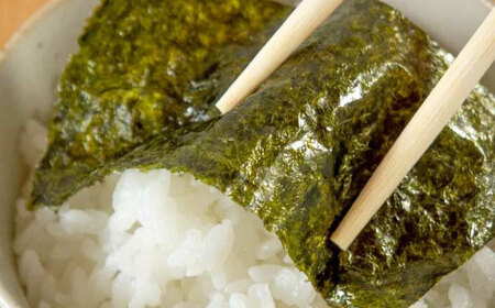 【全2回定期便】初摘み新海苔 焼海苔5袋セット 全形5枚×5袋 福岡有明のり 桂川町/株式会社木村食品[ADCG079]