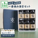 【ふるさと納税】【3回定期便】佐賀県有明海産 一番摘み海苔セット（塩海苔6ケース）【松尾水産】 [IAY012]