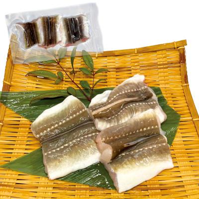 ふるさと納税 松江市 島根県沖産あなごの切り身18枚!レシピ付きで肉厚あなごを簡単調理