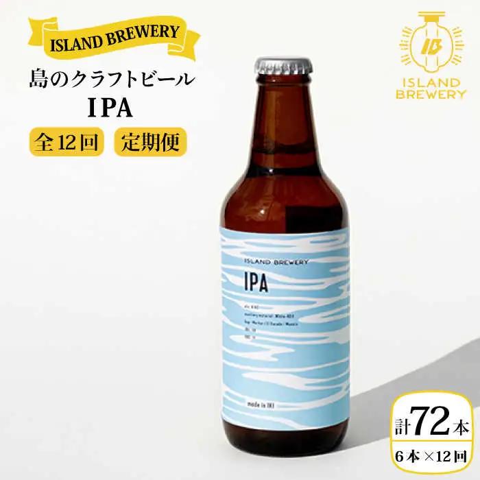 【全12回 定期便 】クラフトビール 地ビール  IPA 6本 【ISLAND BREWERY】 《 壱岐市 》[JED014] 204000 204000円