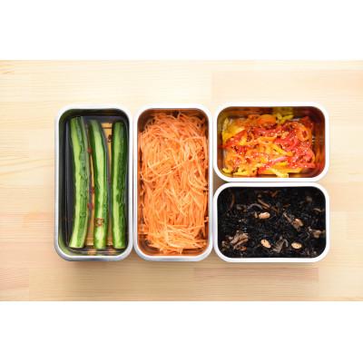 ふるさと納税 燕市 お料理はかどる蓋付き角バット1/3サイズ2個組 |  | 02