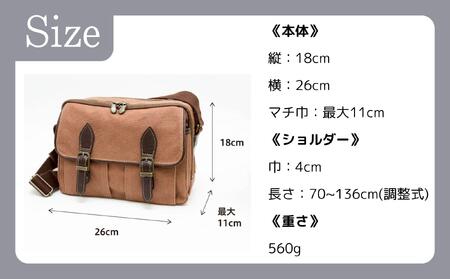【creareきき】多機能ポケットショルダーバッグ KS-3157 [ 京都 バッグブランド 多機能コンパクト 帆布バッグ 男女兼用 おしゃれ 人気 おすすめ 鞄 バッグ 天然素材 ギフト プレゼント