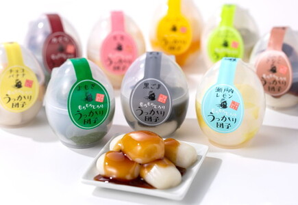 もちもちとろり！うっかり団子の9種類詰合せ ｜ だんご 団子 和菓子 スイーツ 和スイーツ デザート グルメ セット ギフト プレゼント 玄印 みたらし ずんだ 黒ごま 黒みつきなこ シャインマスカッ