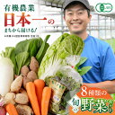 【ふるさと納税】有機野菜 オーガニック 8種 野菜セット 野菜 有機JAS認定 熊本県産 オーガニック野菜 産地直送 熊本直送【株式会社 肥後やまと】[YAF003]