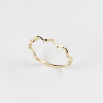 ふるさと納税 山梨県 【山梨県】【ジュエリー】K10 nami/ナミ リング 5号 |  | 01