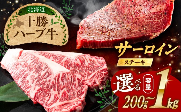 
                  【選べる容量200g～1kg】北海道 十勝 ハーブ牛  サーロインステーキ《足寄町》【株式会社ノベルズ食品】 [BEAQ046] 牛肉 牛 肉 にく ニク サーロイン ステーキ 国産 道産 北海道産 十勝 冷凍 冷凍配送
                