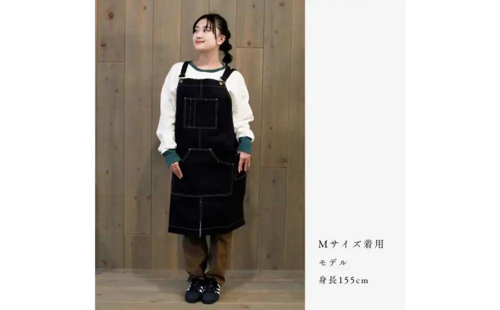 「セルヴィッチデニム」使用 DIY好きのためのワークエプロン Mサイズ