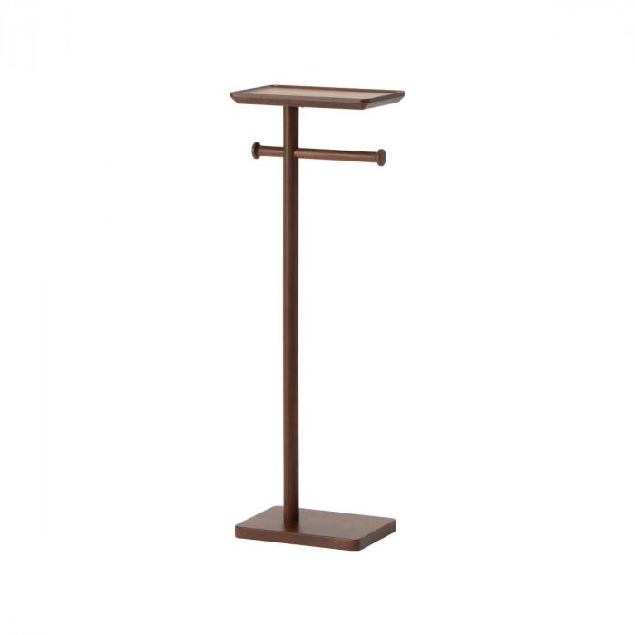 【ふるさと納税】旭川家具　コサイン　タオルラックテーブル ウォルナット_02970 | インテリア ファニチャー 人気 おすすめ 送料無料