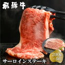 【ふるさと納税】 白川郷 飛騨牛 サーロインステーキ 200g×4枚 計800g 牛肉 和牛 ステーキ 国産 肉 霜降り サーロイン A4等級以上 A4 A5 贅沢 冷凍 56000円 [S372]