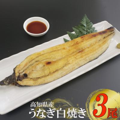 ふるさと納税 室戸市 徳さんこだわりの手焼き白焼きうなぎ【3尾】